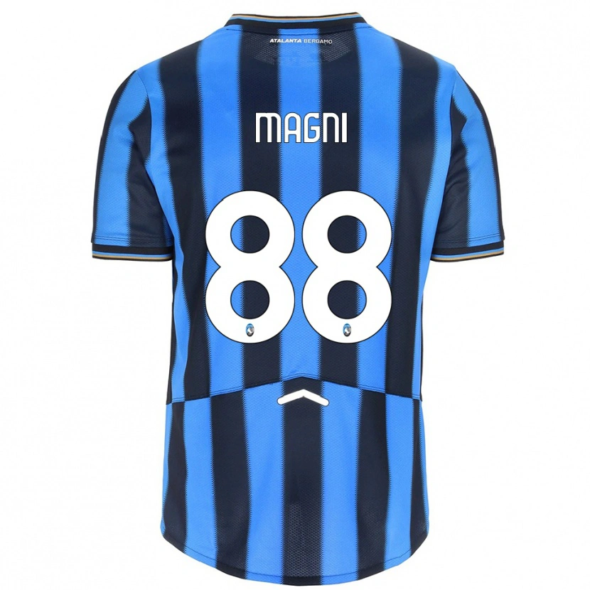 Danxen Bambino Maglia Gloria Magni #88 Azzurro Nero Kit Gara Home 2025/26 Maglietta