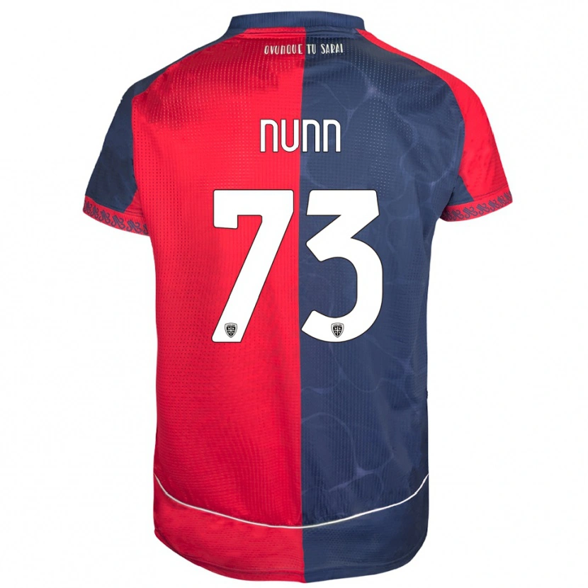 Danxen Bambino Maglia Jack Nunn #73 Rosso Blu Navy Kit Gara Home 2025/26 Maglietta