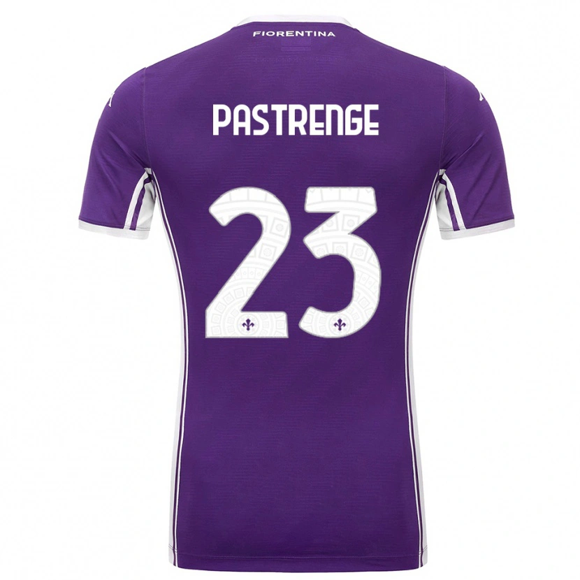Danxen Bambino Maglia Lucia Pastrenge #23 Viola Bianco Kit Gara Home 2025/26 Maglietta
