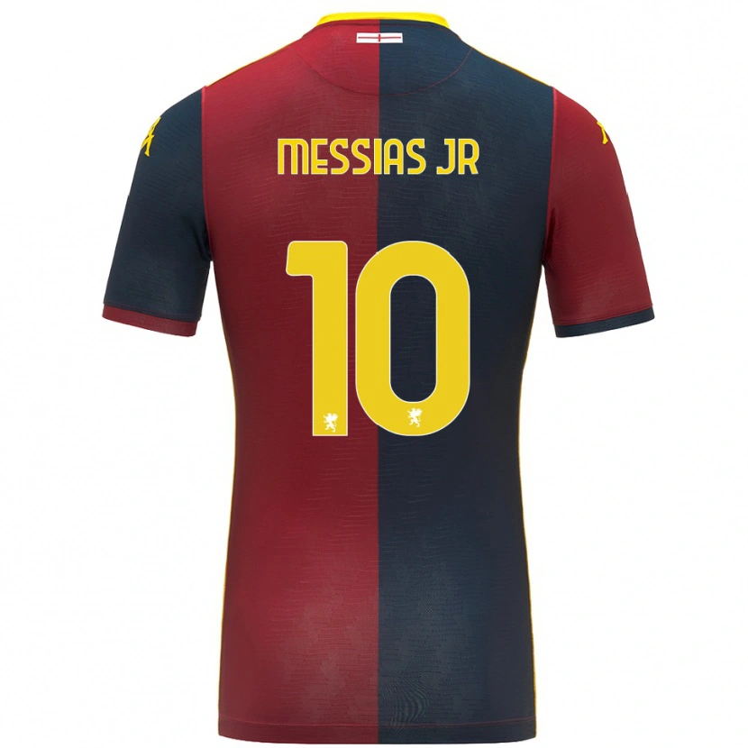 Danxen Bambino Maglia Junior Messias #10 Rosso Blu Royal Kit Gara Home 2025/26 Maglietta