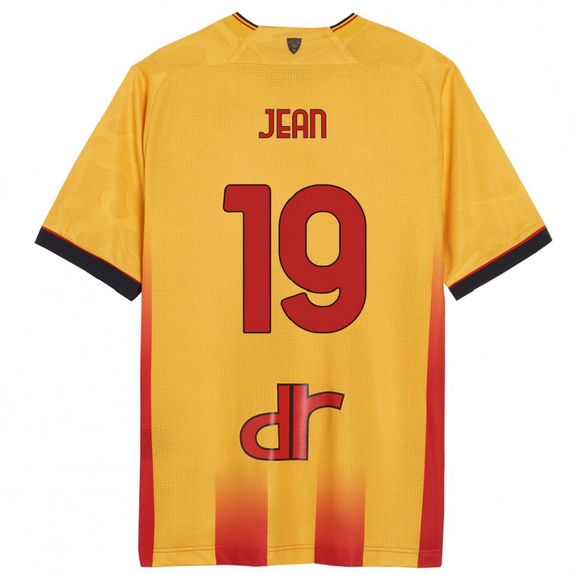 Danxen Bambino Maglia Gaby Jean #19 Giallo Arancione Kit Gara Home 2025/26 Maglietta
