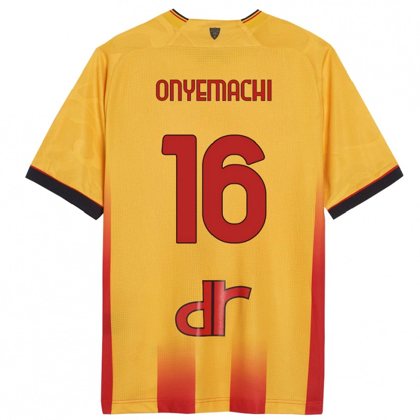 Danxen Bambino Maglia Divine Onyemachi #16 Giallo Arancione Kit Gara Home 2025/26 Maglietta