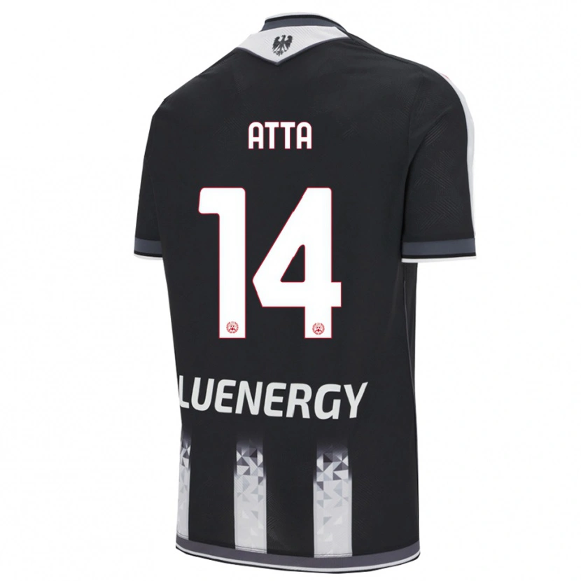 Danxen Bambino Maglia Arthur Atta #14 Nero Bianco Kit Gara Home 2025/26 Maglietta