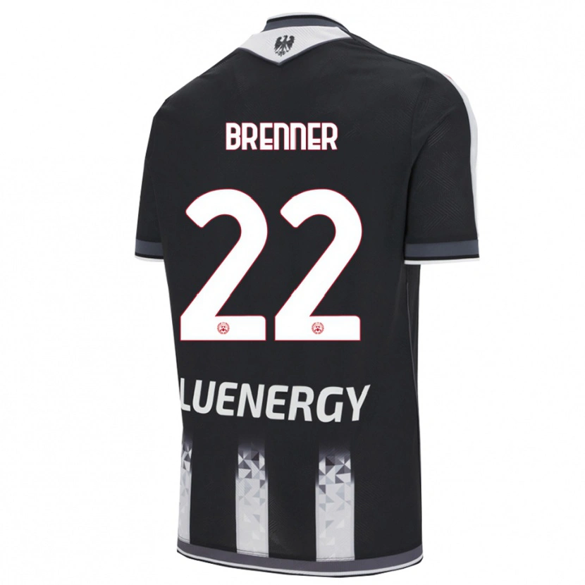 Danxen Bambino Maglia Brenner #22 Nero Bianco Kit Gara Home 2025/26 Maglietta
