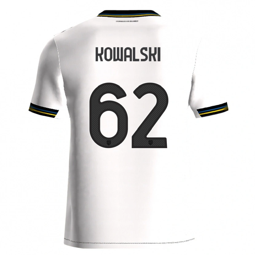 Danxen Bambino Maglia Mateusz Kowalski #62 Bianco Nero Kit Gara Home 2025/26 Maglietta