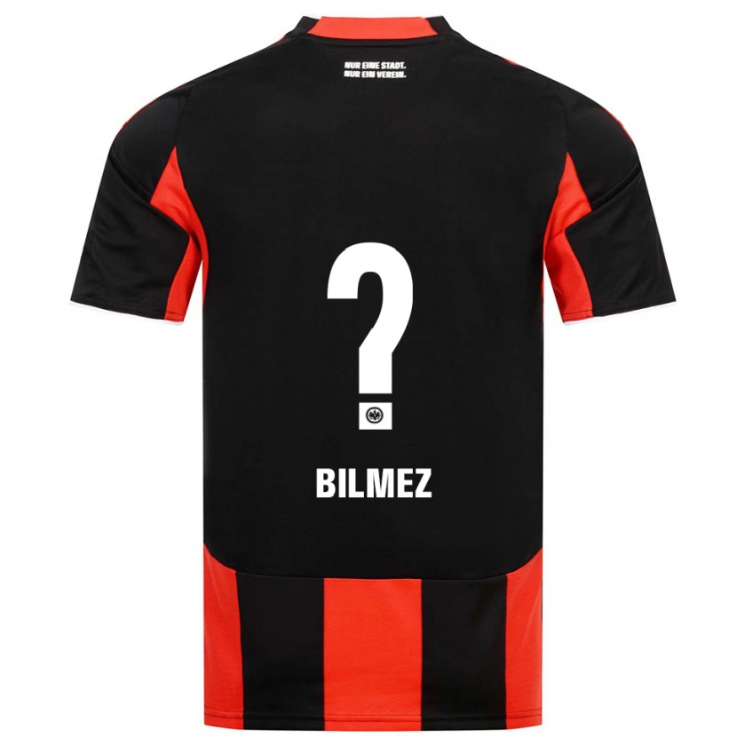 Danxen Bambino Maglia Atilla Bilmez #0 Nero Rosso Kit Gara Home 2025/26 Maglietta