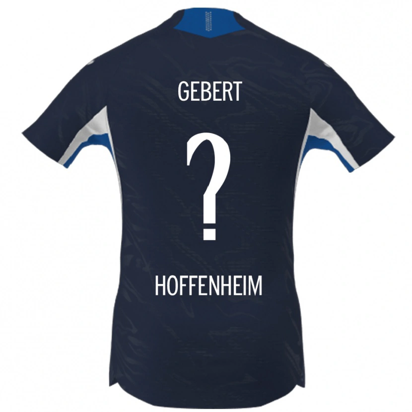 Danxen Bambino Maglia Ferdinand Gebert #0 Blu Navy Bianco Kit Gara Home 2025/26 Maglietta