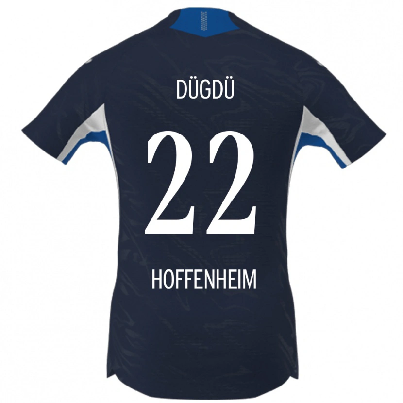 Danxen Bambino Maglia Tamay Dügdü #22 Blu Navy Bianco Kit Gara Home 2025/26 Maglietta