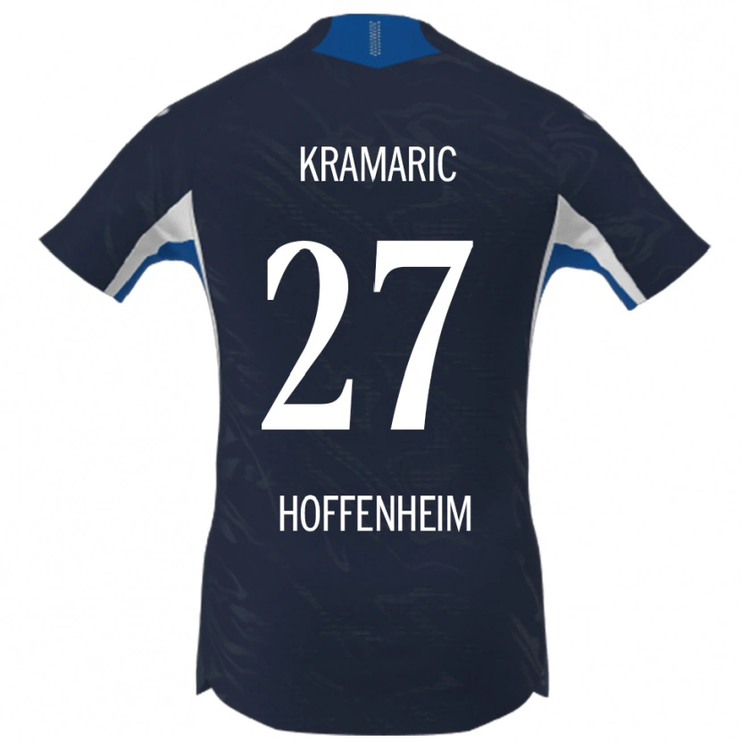 Danxen Bambino Maglia Andrej Kramaric #27 Blu Navy Bianco Kit Gara Home 2025/26 Maglietta