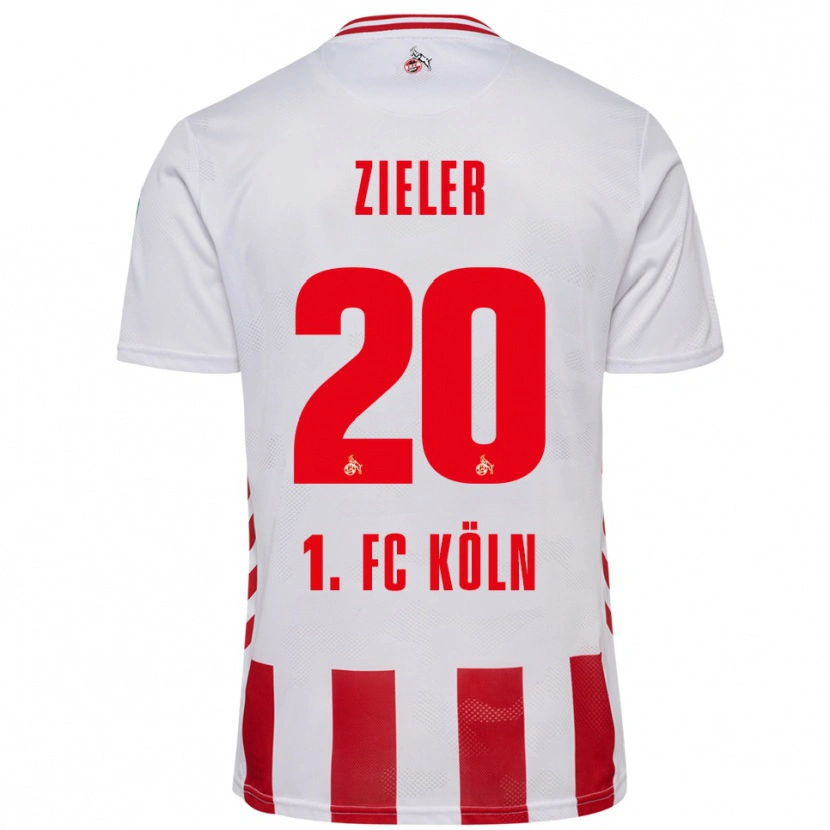 Danxen Bambino Maglia Ron-Robert Zieler #20 Bianco Rosso Kit Gara Home 2025/26 Maglietta
