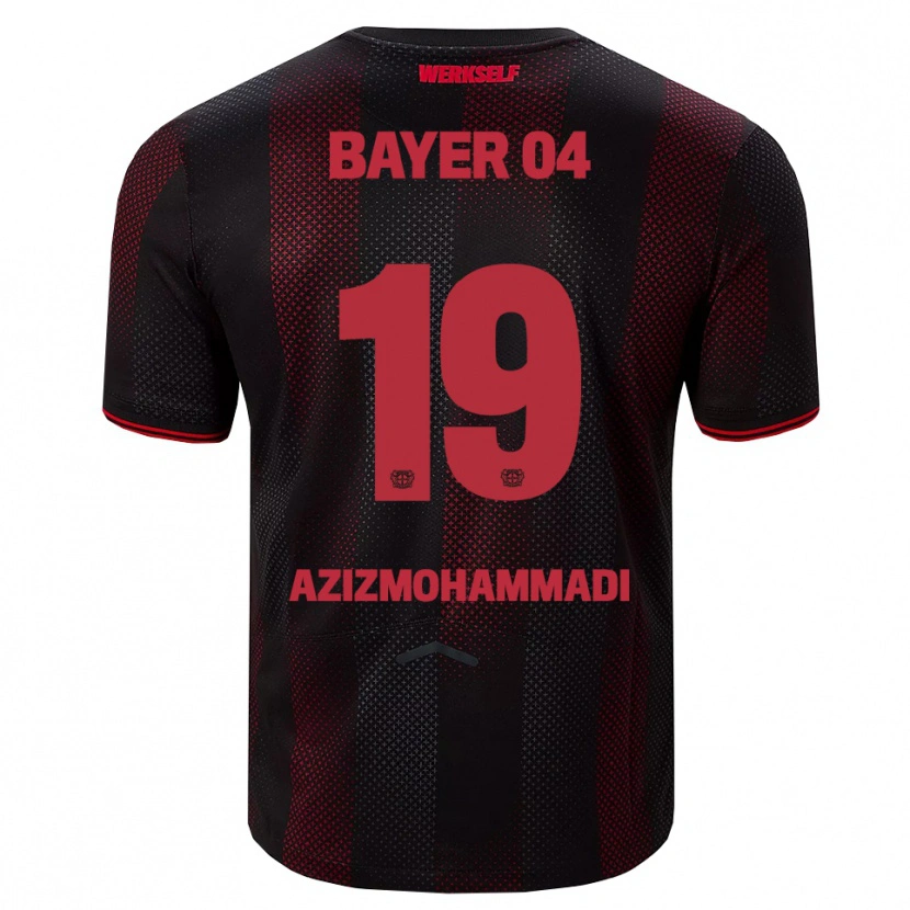Danxen Bambino Maglia Mick Azizmohammadi #19 Nero Rosso Kit Gara Home 2025/26 Maglietta