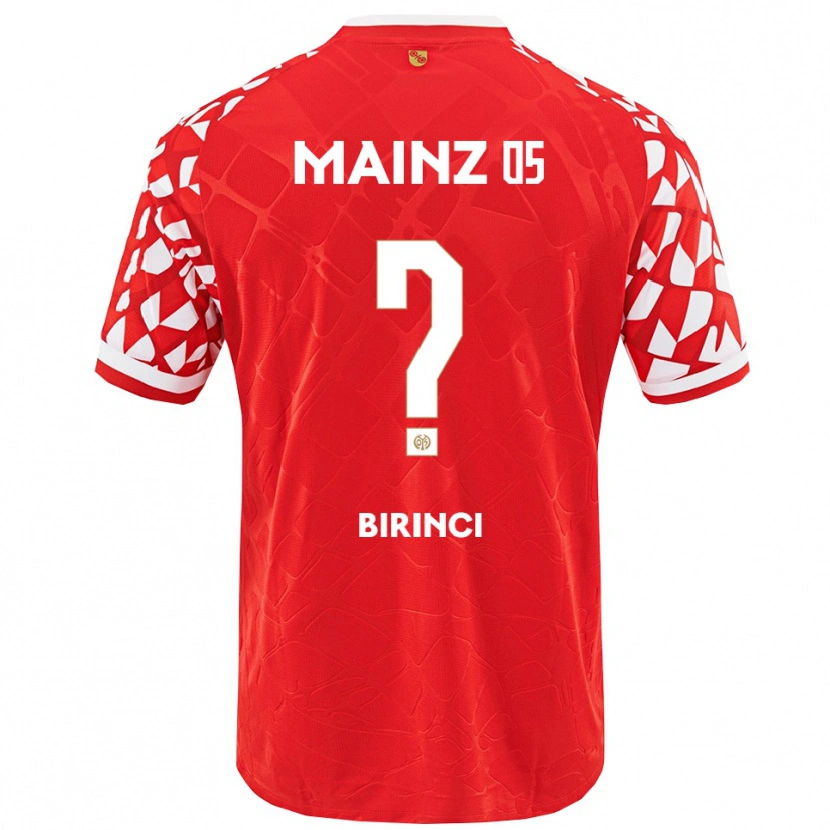 Danxen Bambino Maglia Muhammed Birinci #0 Rosso Bianco Kit Gara Home 2025/26 Maglietta