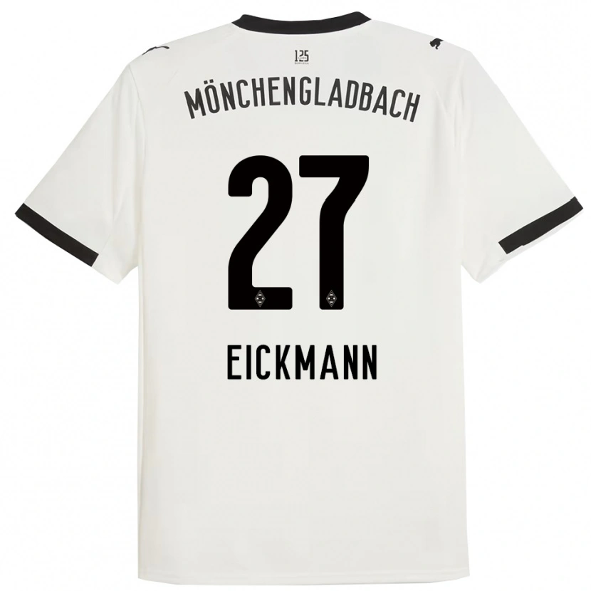 Danxen Bambino Maglia Mia Eickmann #27 Bianco Nero Kit Gara Home 2025/26 Maglietta