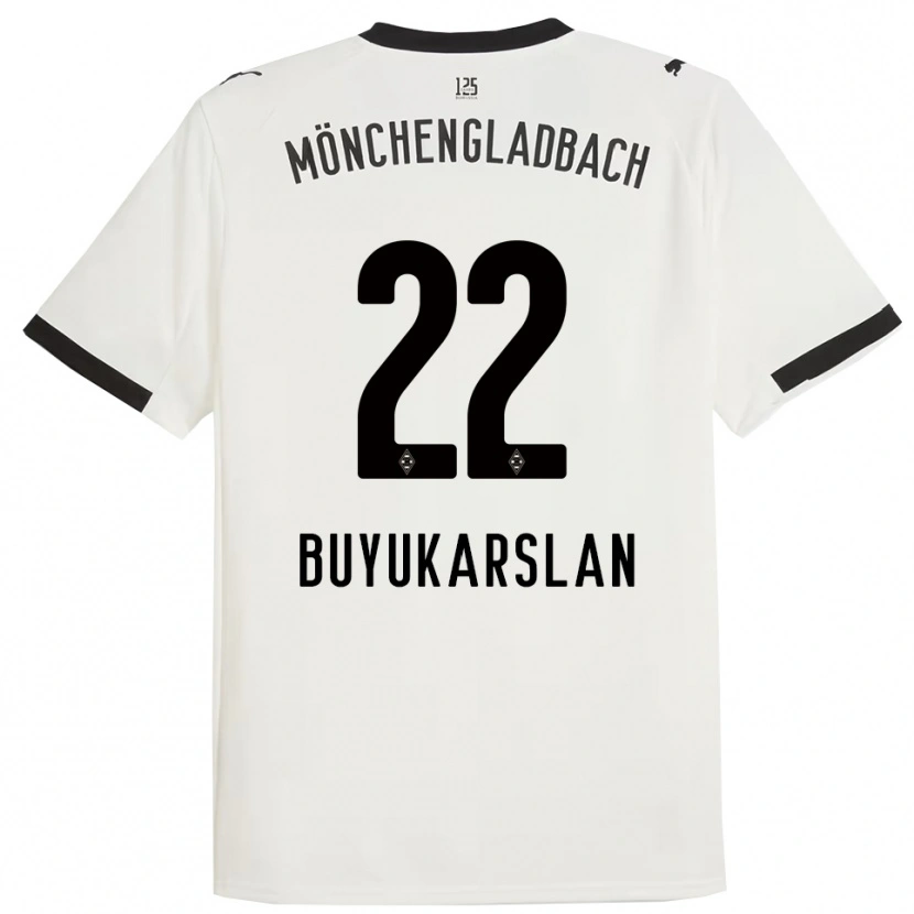 Danxen Bambino Maglia Oguzcan Büyükarslan #22 Bianco Nero Kit Gara Home 2025/26 Maglietta