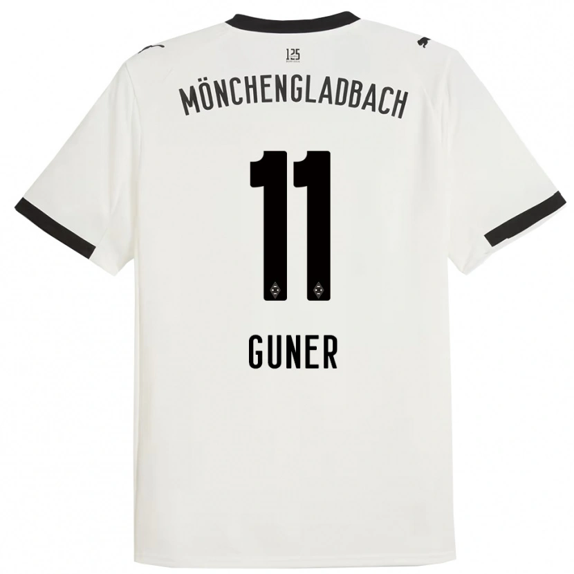 Danxen Bambino Maglia Can Armando Güner #11 Bianco Nero Kit Gara Home 2025/26 Maglietta