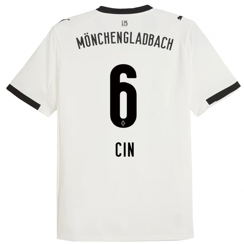 Danxen Bambino Maglia Miray Cin #6 Bianco Nero Kit Gara Home 2025/26 Maglietta