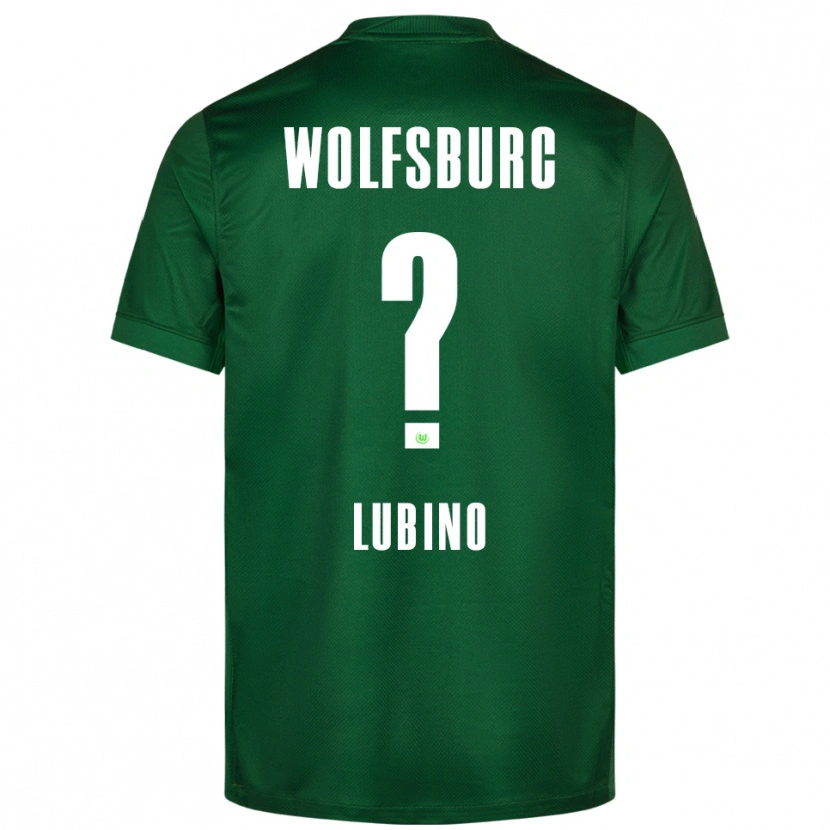 Danxen Bambino Maglia Francesco Lubino #0 Verde Bianco Kit Gara Home 2025/26 Maglietta