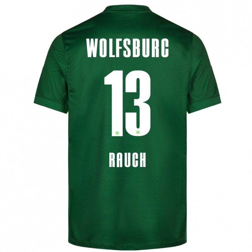 Danxen Bambino Maglia Felicitas Rauch #13 Verde Bianco Kit Gara Home 2025/26 Maglietta