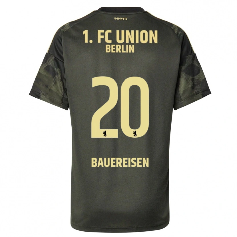 Danxen Bambino Maglia Nele Bauereisen #20 Verde Scuro Nero Kit Gara Away 2025/26 Maglietta