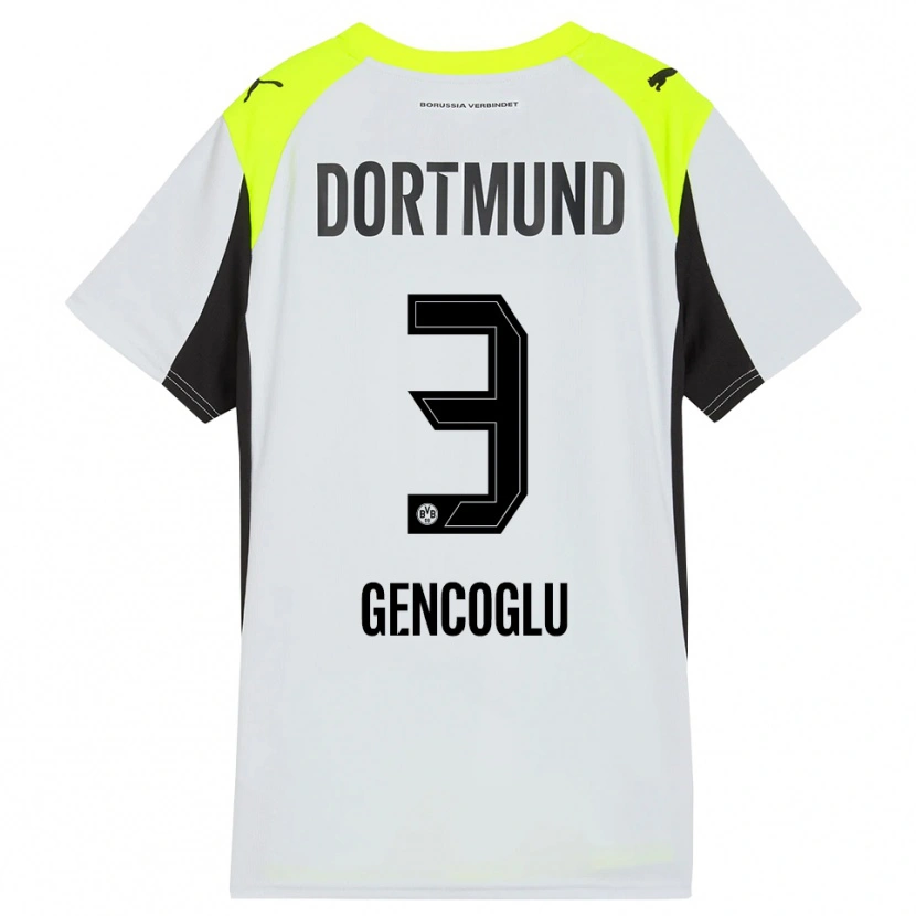 Danxen Bambino Maglia Tekin Gencoglu #3 Giallo Fluorescente Kit Gara Away 2025/26 Maglietta