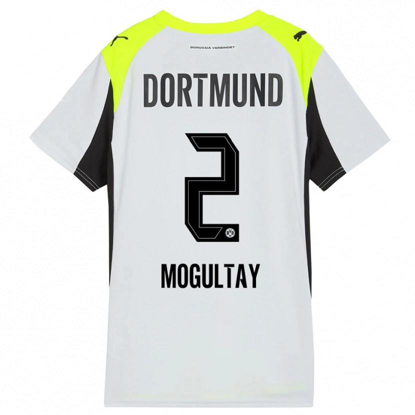 Danxen Bambino Maglia Baran Mogultay #2 Giallo Fluorescente Kit Gara Away 2025/26 Maglietta