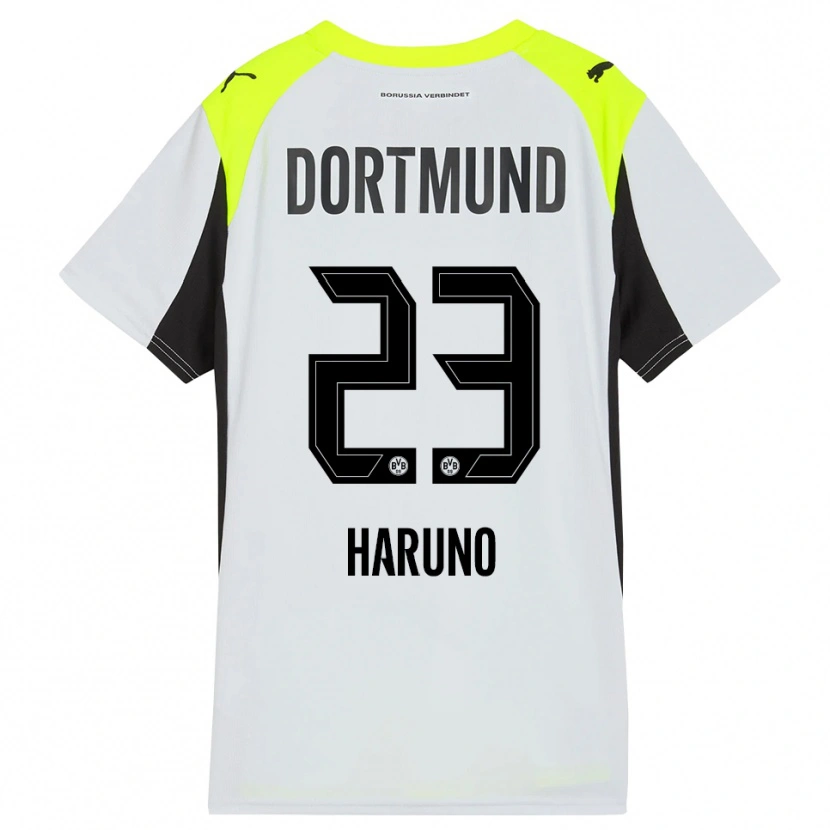 Danxen Bambino Maglia Sasaki Haruno #23 Giallo Fluorescente Kit Gara Away 2025/26 Maglietta