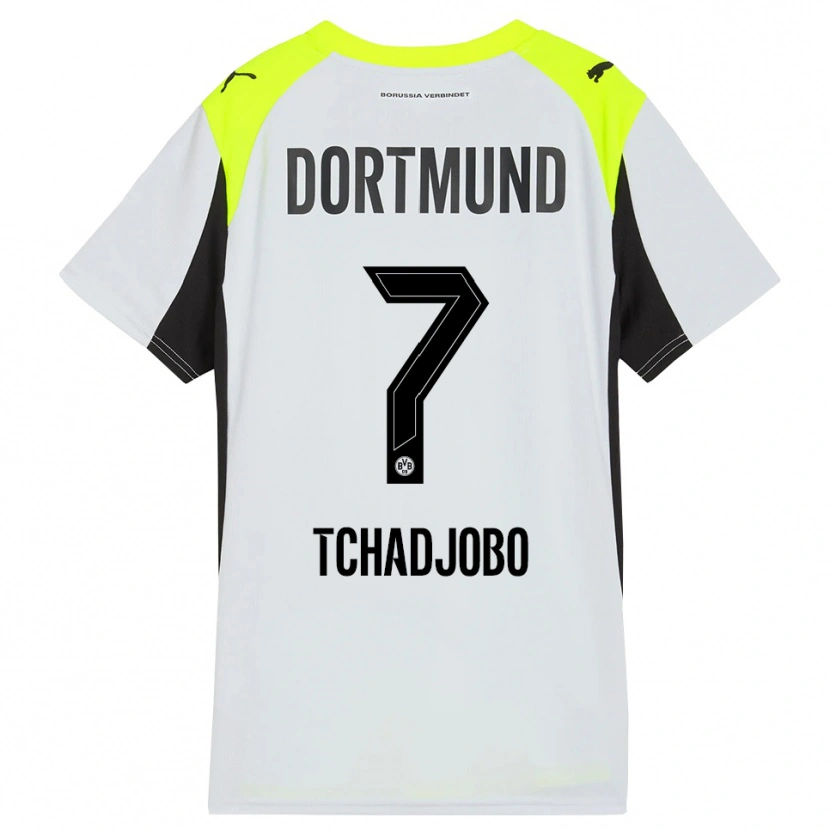 Danxen Bambino Maglia Dia Tchadjobo #7 Giallo Fluorescente Kit Gara Away 2025/26 Maglietta