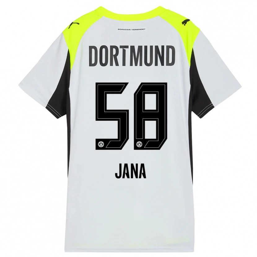 Danxen Bambino Maglia Nordberg Jana #58 Giallo Fluorescente Kit Gara Away 2025/26 Maglietta