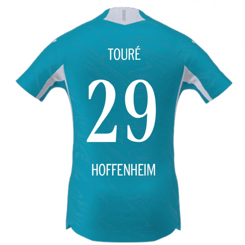 Danxen Bambino Maglia Bazoumana Touré #29 Azzurro Kit Gara Away 2025/26 Maglietta