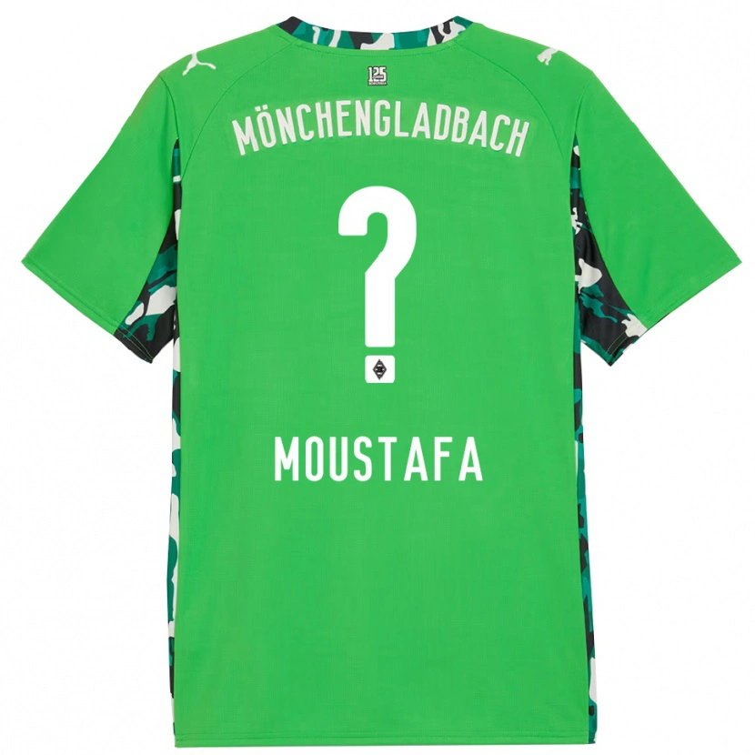 Danxen Bambino Maglia Seif Ashraf Moustafa #0 Verde Nero Kit Gara Away 2025/26 Maglietta