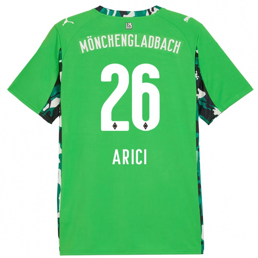 Danxen Bambino Maglia Maresa Arici #26 Verde Nero Kit Gara Away 2025/26 Maglietta