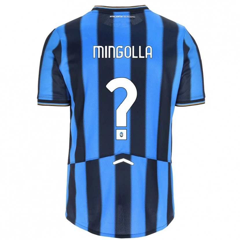 Danxen Uomo Maglia Simone Mingolla #0 Azzurro Nero Kit Gara Home 2025/26 Maglietta