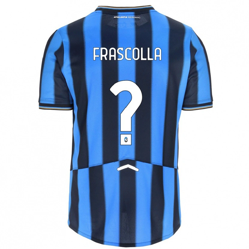 Danxen Uomo Maglia Andrea Frascolla #0 Azzurro Nero Kit Gara Home 2025/26 Maglietta