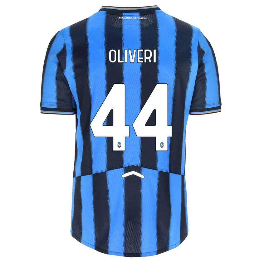 Danxen Uomo Maglia Andrea Oliveri #44 Azzurro Nero Kit Gara Home 2025/26 Maglietta