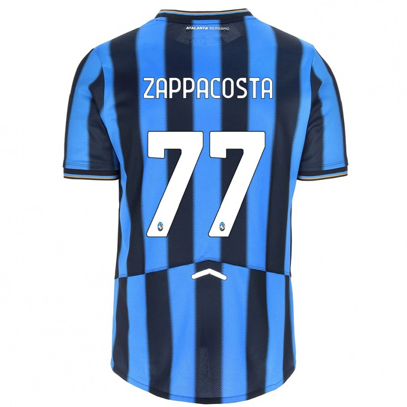 Danxen Uomo Maglia Davide Zappacosta #77 Azzurro Nero Kit Gara Home 2025/26 Maglietta