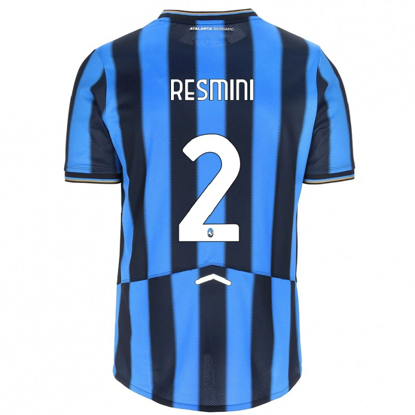 Danxen Uomo Maglia Martina Resmini #2 Azzurro Nero Kit Gara Home 2025/26 Maglietta