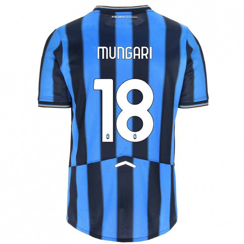 Danxen Uomo Maglia Giuseppe Mungari #18 Azzurro Nero Kit Gara Home 2025/26 Maglietta