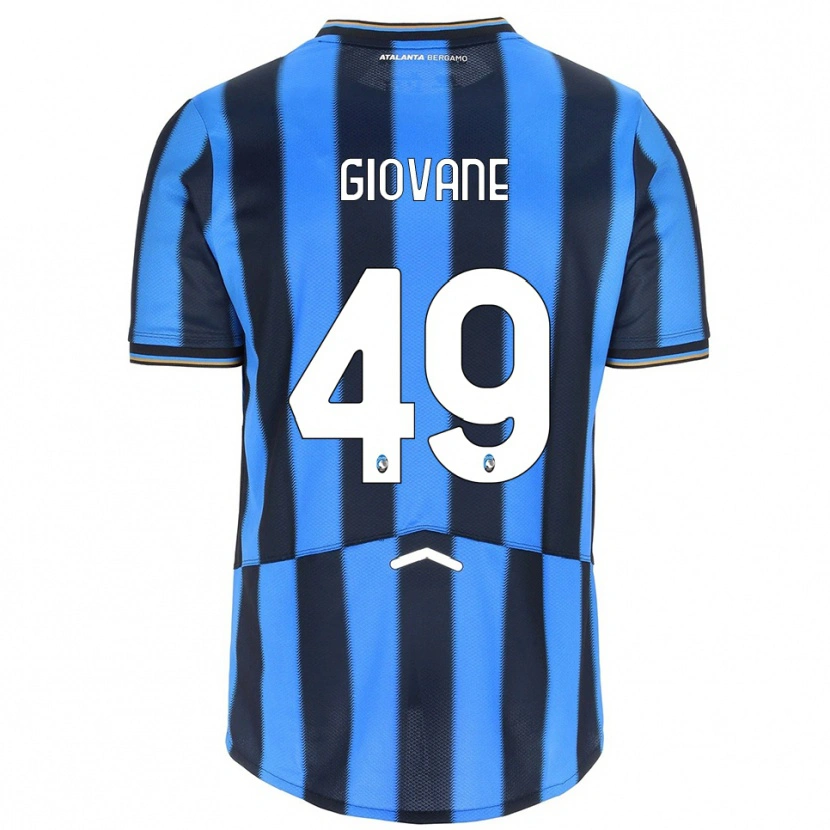 Danxen Uomo Maglia Samuel Giovane #49 Azzurro Nero Kit Gara Home 2025/26 Maglietta