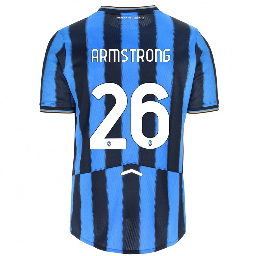 Danxen Uomo Maglia Daniel Armstrong #26 Azzurro Nero Kit Gara Home 2025/26 Maglietta