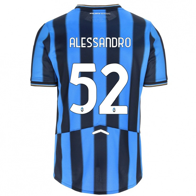 Danxen Uomo Maglia Alessandro Rinaldi #52 Azzurro Nero Kit Gara Home 2025/26 Maglietta