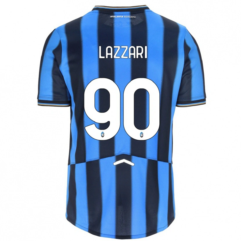 Danxen Uomo Maglia Ilaria Lazzari #90 Azzurro Nero Kit Gara Home 2025/26 Maglietta