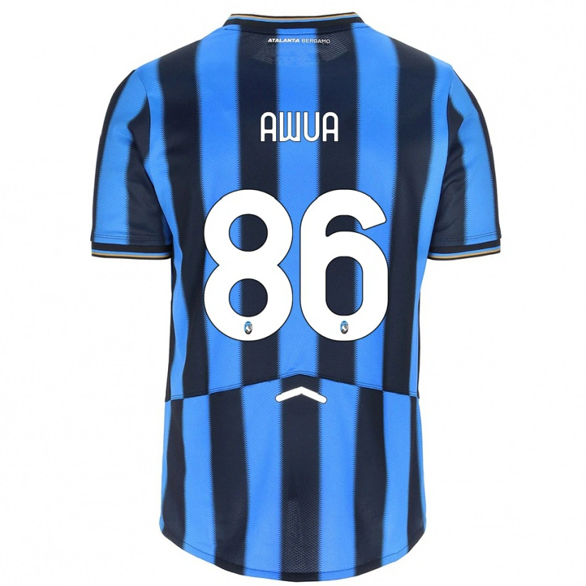Danxen Uomo Maglia Theophilus Awua #86 Azzurro Nero Kit Gara Home 2025/26 Maglietta
