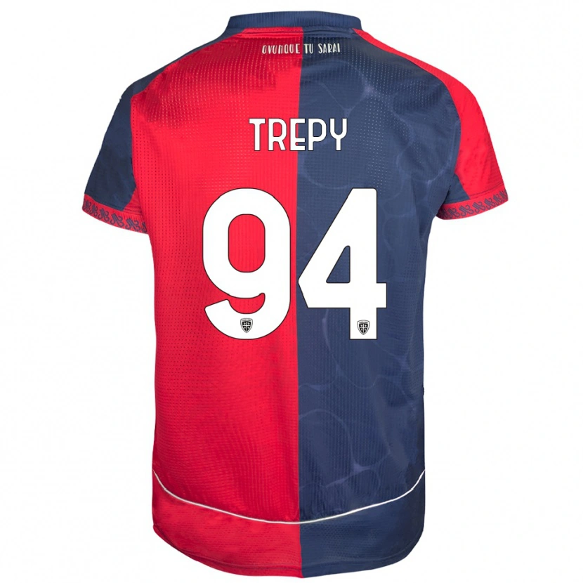 Danxen Uomo Maglia Yael Trepy #94 Rosso Blu Navy Kit Gara Home 2025/26 Maglietta