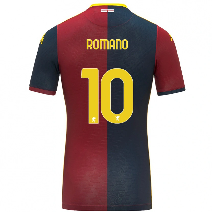 Danxen Uomo Maglia Marco Romano #10 Rosso Blu Royal Kit Gara Home 2025/26 Maglietta