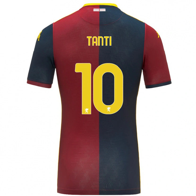 Danxen Uomo Maglia Caden Tanti #10 Rosso Blu Royal Kit Gara Home 2025/26 Maglietta