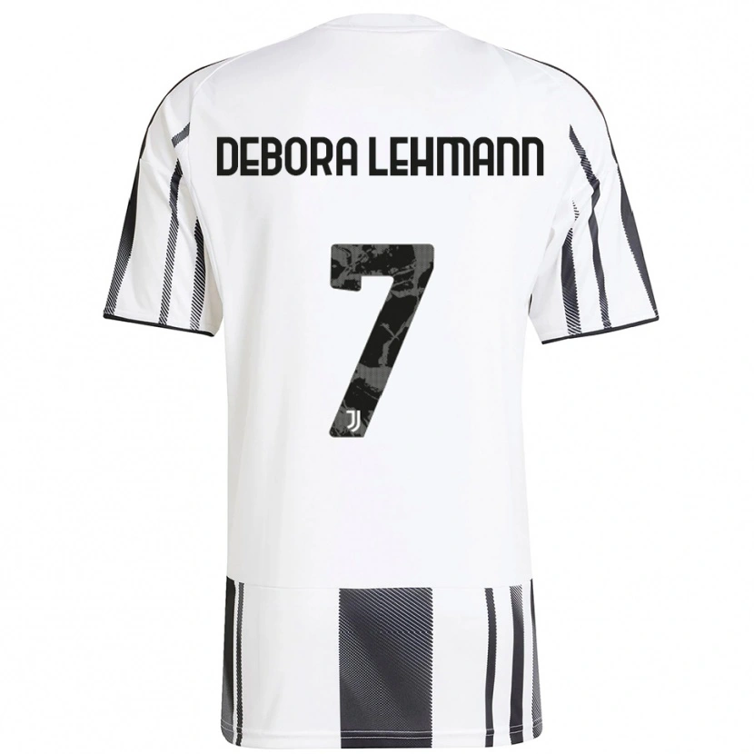 Danxen Uomo Maglia Alisha Debora Lehmann #7 Bianco Nero Kit Gara Home 2025/26 Maglietta