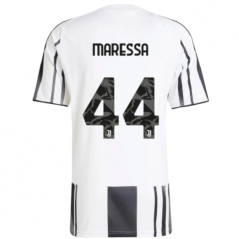 Danxen Uomo Maglia Tommaso Maressa #44 Bianco Nero Kit Gara Home 2025/26 Maglietta