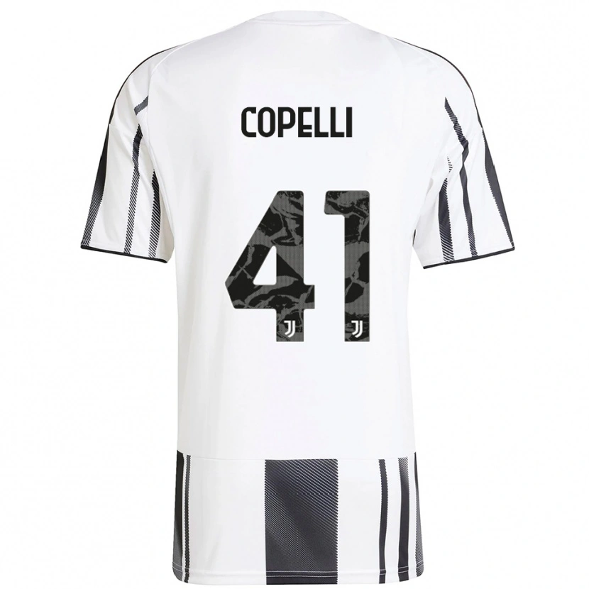 Danxen Uomo Maglia Anna Copelli #41 Bianco Nero Kit Gara Home 2025/26 Maglietta