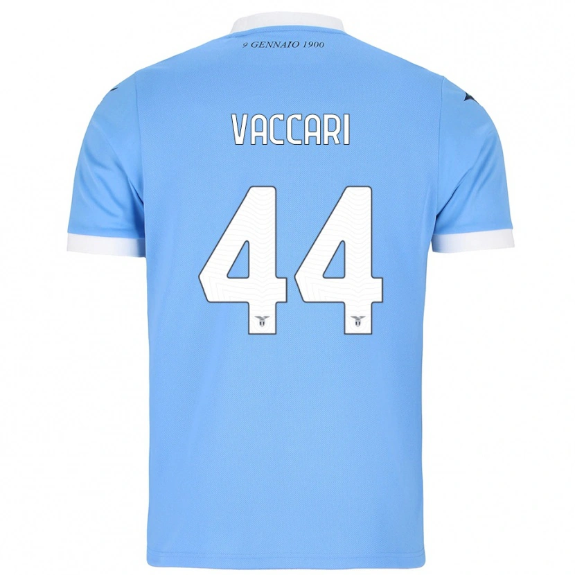 Danxen Uomo Maglia Flavia Vaccari #44 Azzurro Bianco Kit Gara Home 2025/26 Maglietta