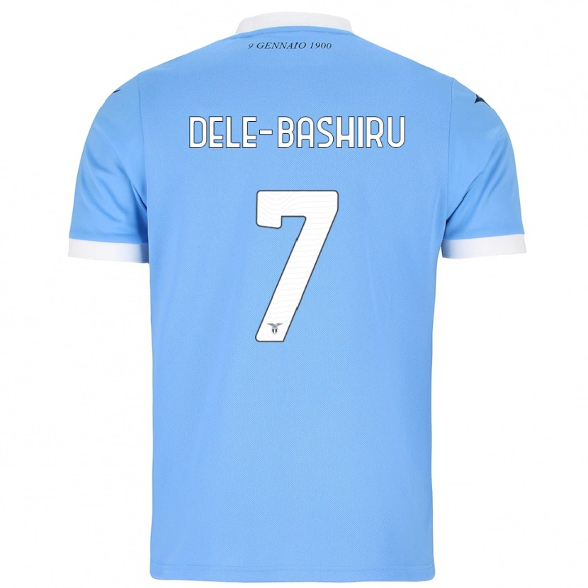 Danxen Uomo Maglia Fisayo Dele-Bashiru #7 Azzurro Bianco Kit Gara Home 2025/26 Maglietta